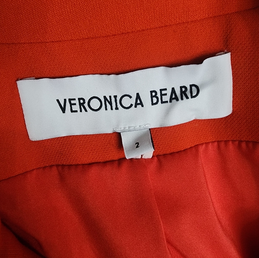 Veronica Beard 2 Pc Suit. Color is Orange-Gorgeous! - Picture 5 of 5